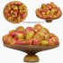 Low Glass Bowl Centerpiece with Mango - Thumbnail 1