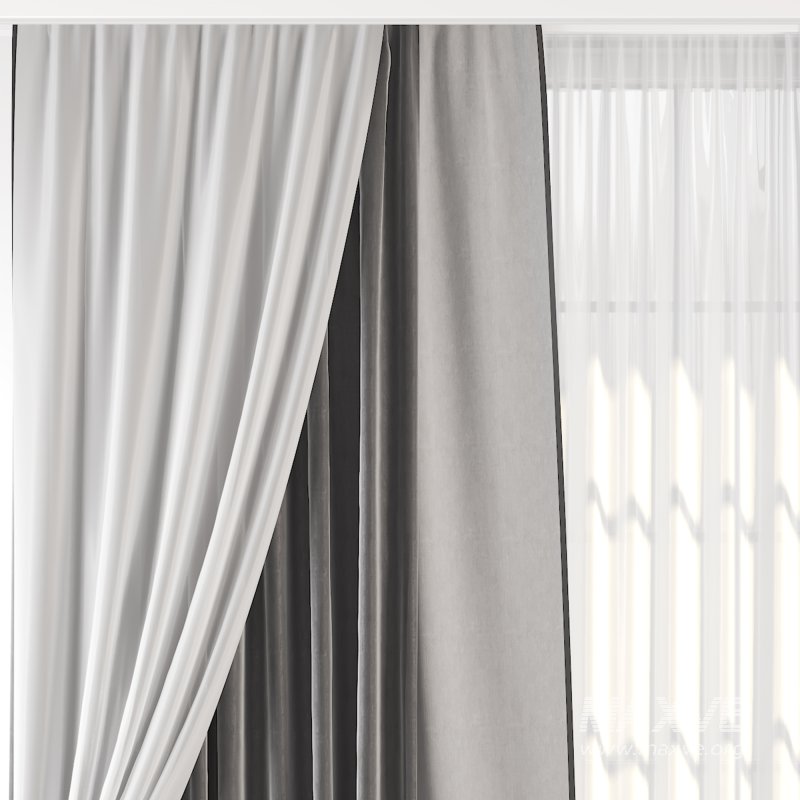 Silk and Cotton Curtain 09 - Image 3