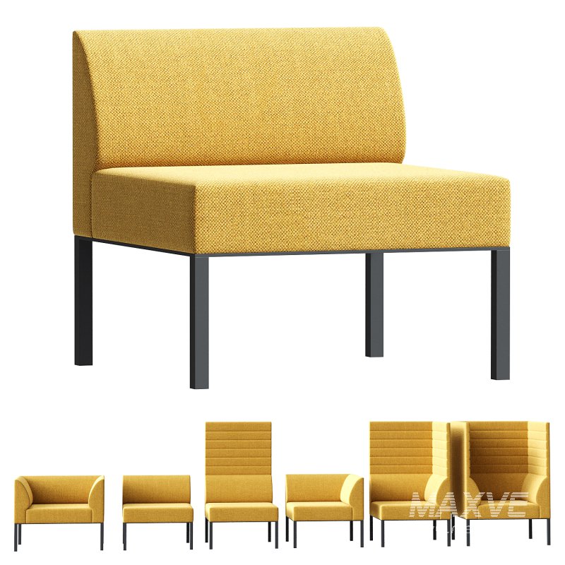 Nuans Design Noda banquette seating - Image 3