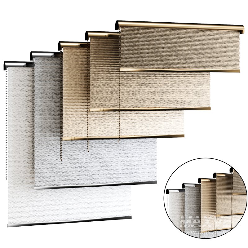 Roman Pleated Blinds 023 - Image 1