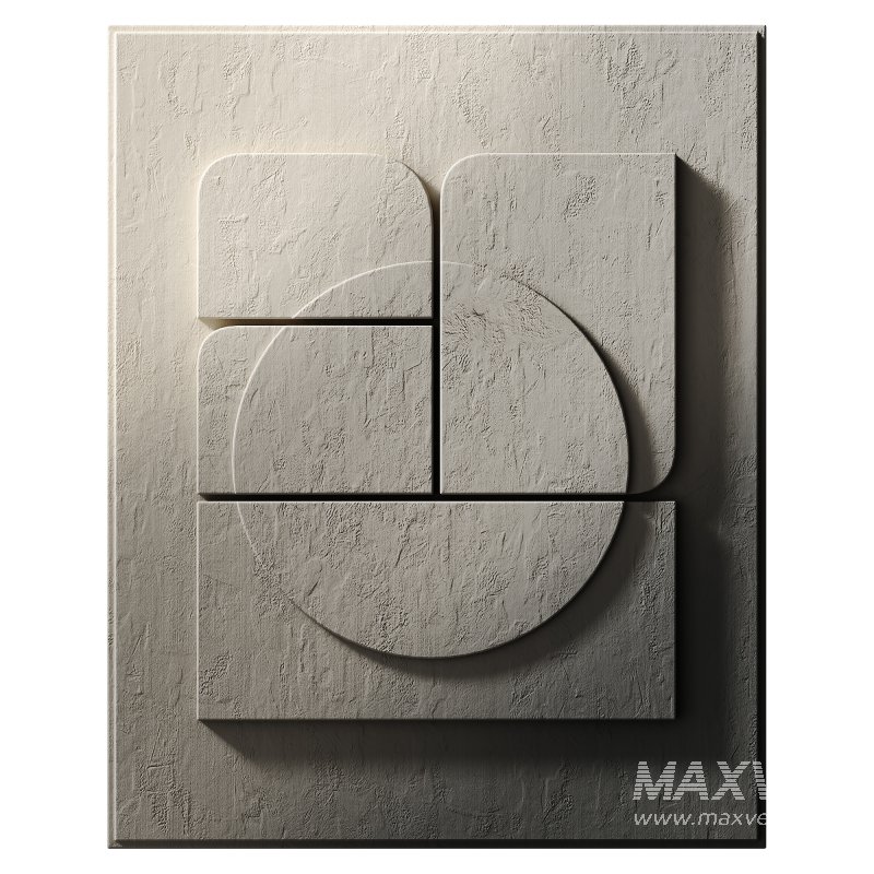 Decorative panel 3D ART RELIEF 05 - Image 1