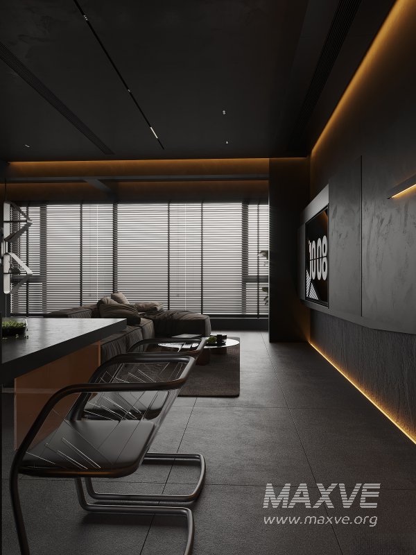 Dark living room and dining room - Image 7