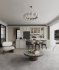 Modern living room and dining room interior scene - Thumbnail 2
