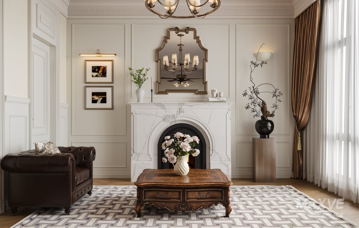 Luxurious classic living room and dining room - Image 4