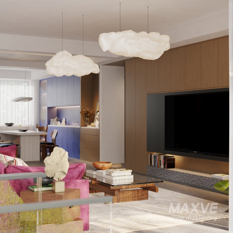 Luxurious living room and dining room - Image 7