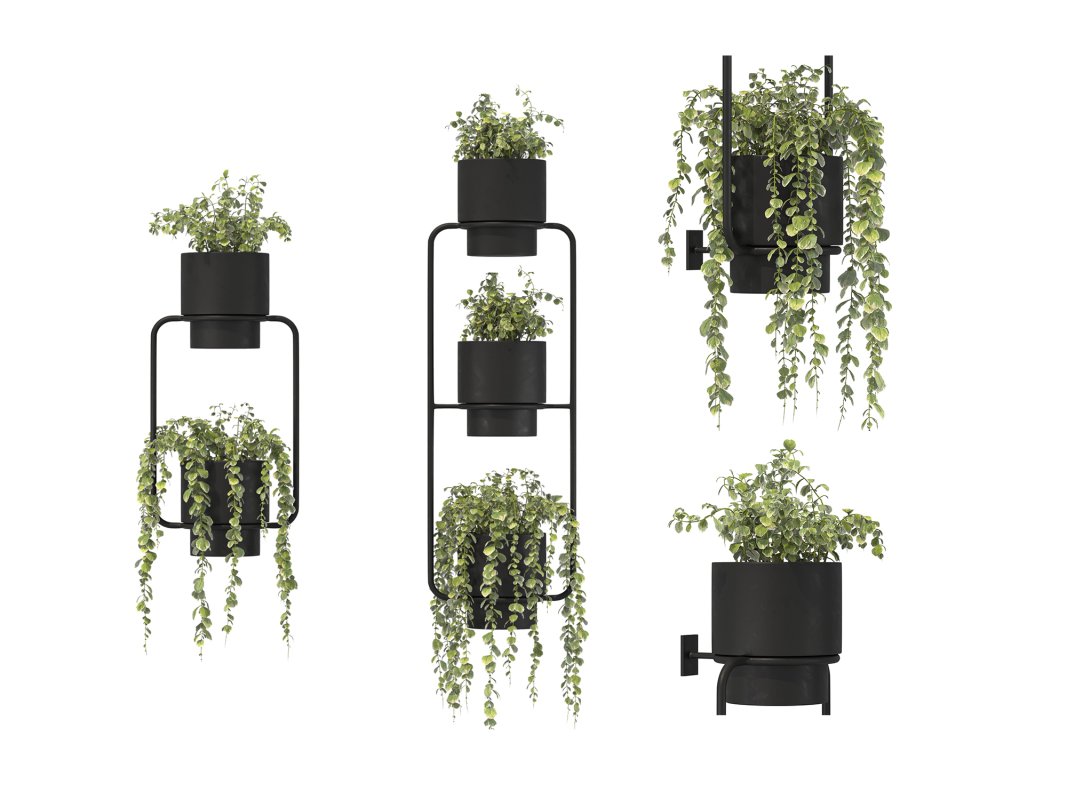 Metal Wall Mounted Planter - Image 9