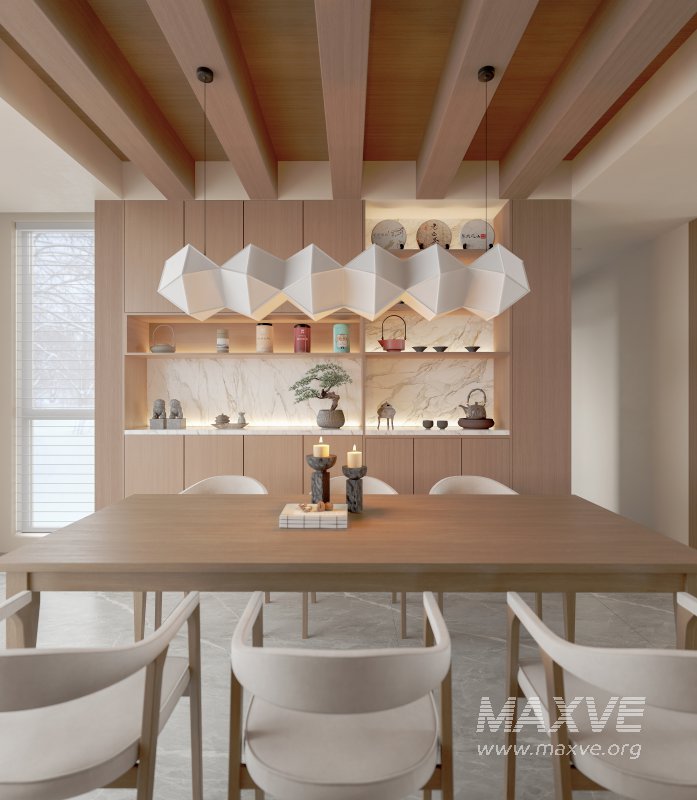 Japanese Living Room Dining Room - Image 7