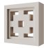 Modular Wall 15 Crossroads White by Tesselle - Thumbnail 2