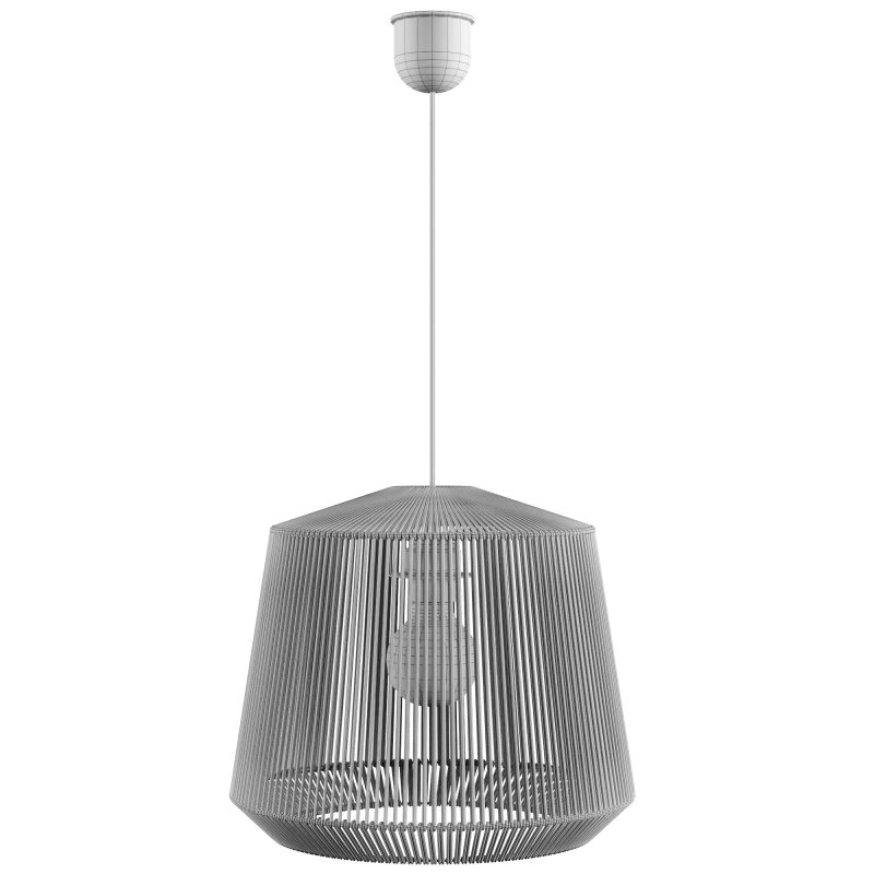 Yaku Hemp Rattan Pendanr light by LaRedoute - Image 1