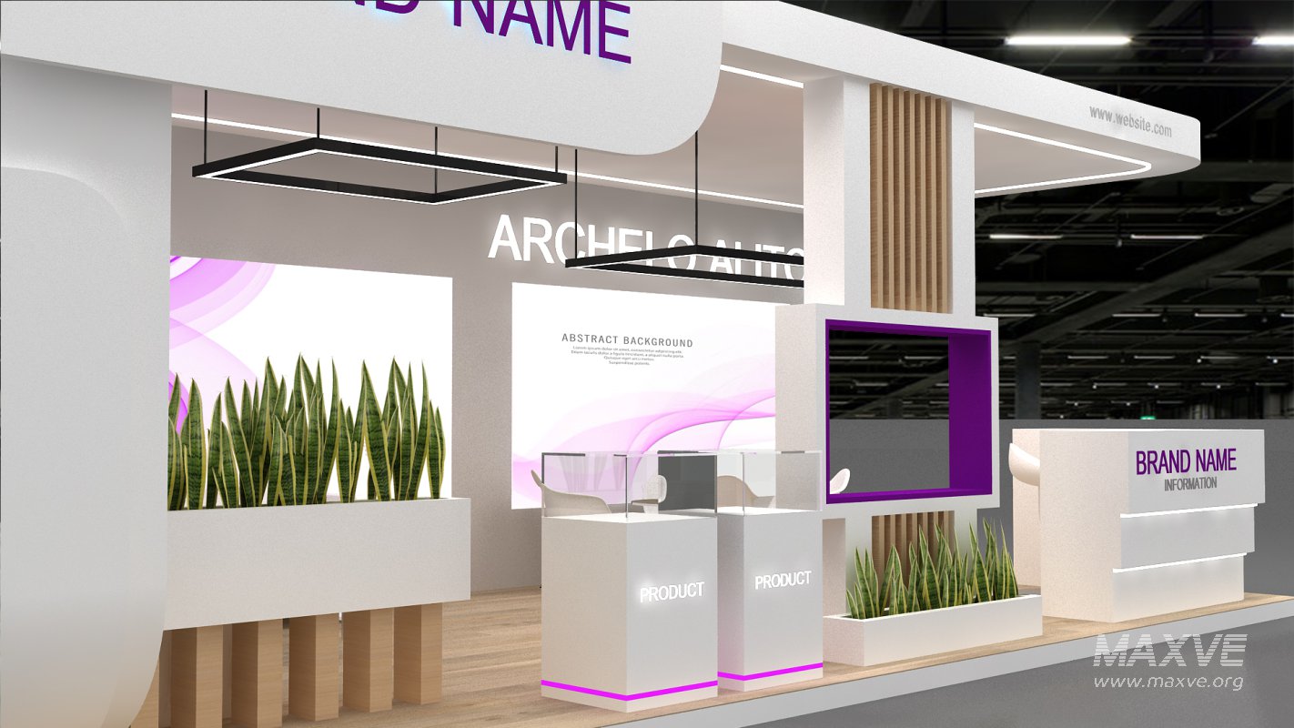 3d model booth exhibition expo - Image 5