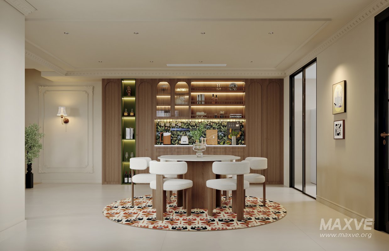 Luxurious living room and dining room - Image 1