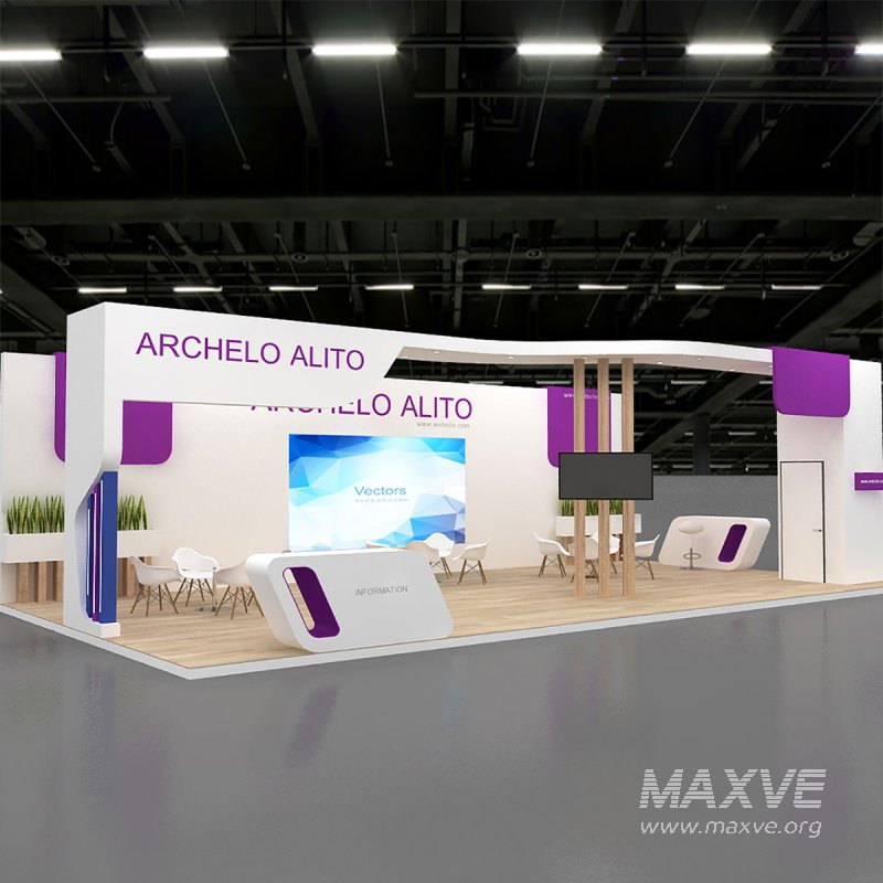 3d exhibition booth stand - Image 8