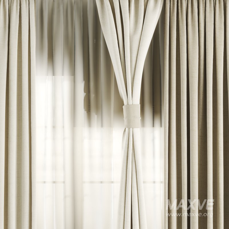 Silk and Cotton Curtain Set 73 - Image 3