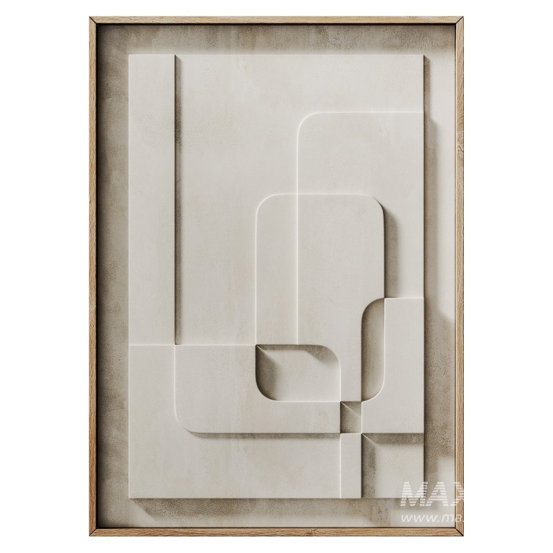 Decorative panel 3D ART RELIEF 03 - Image 1