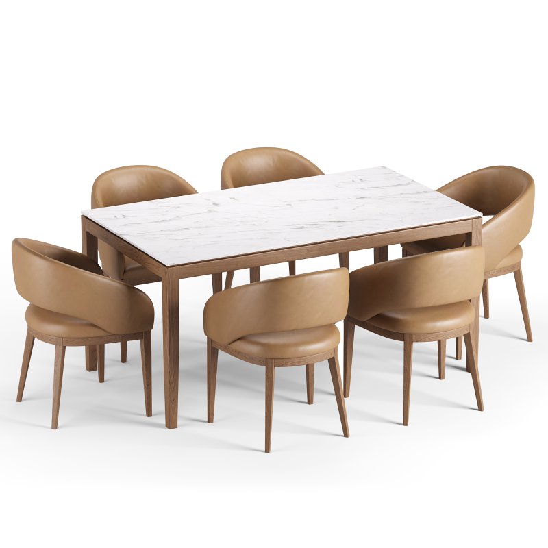 Allen Chair 2 and Jackson Dining Table - Image 7