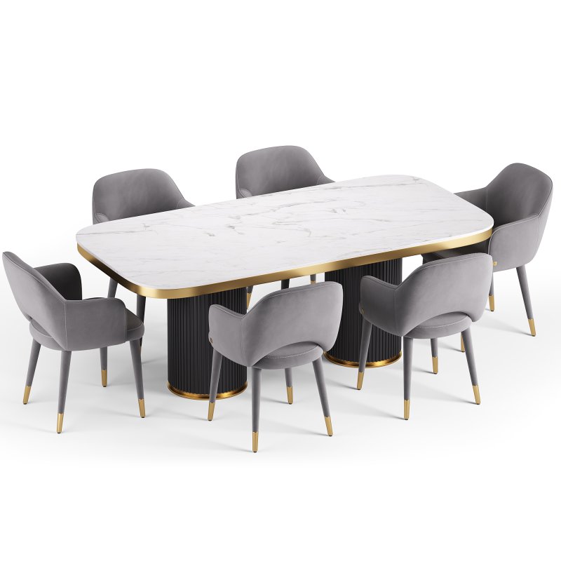 Adrianna Dining Chair and Archie Dining Table - Image 5