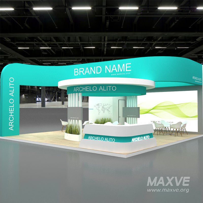 3d model booth - Image 7