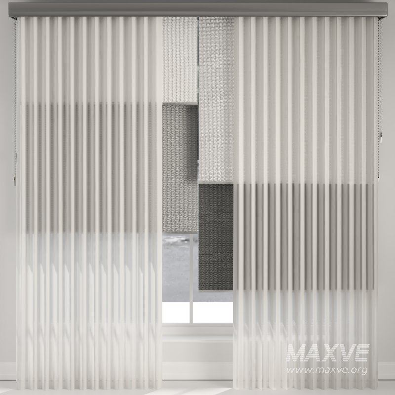 Silk and cotton curtain 021 - Image 3