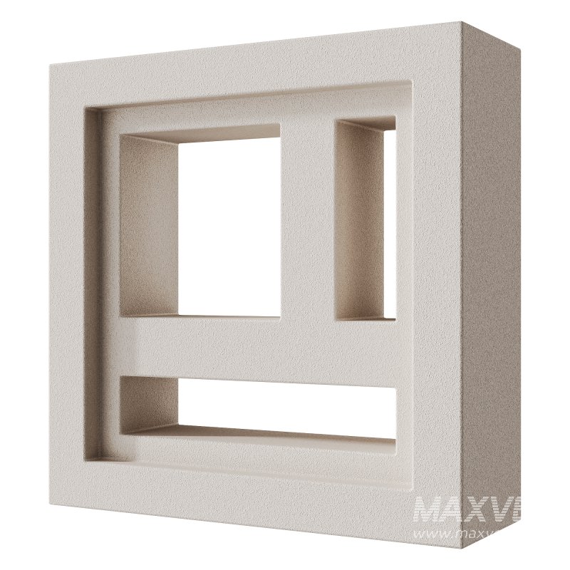 Modular Wall 11 Divisia White by Tesselle - Image 2