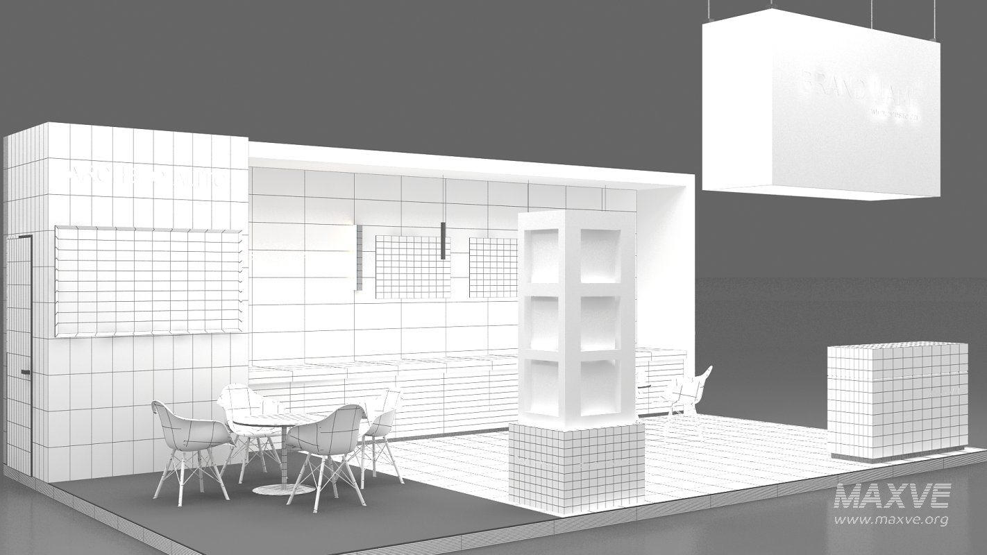 3d model exhibition booth tradeshow - Image 8
