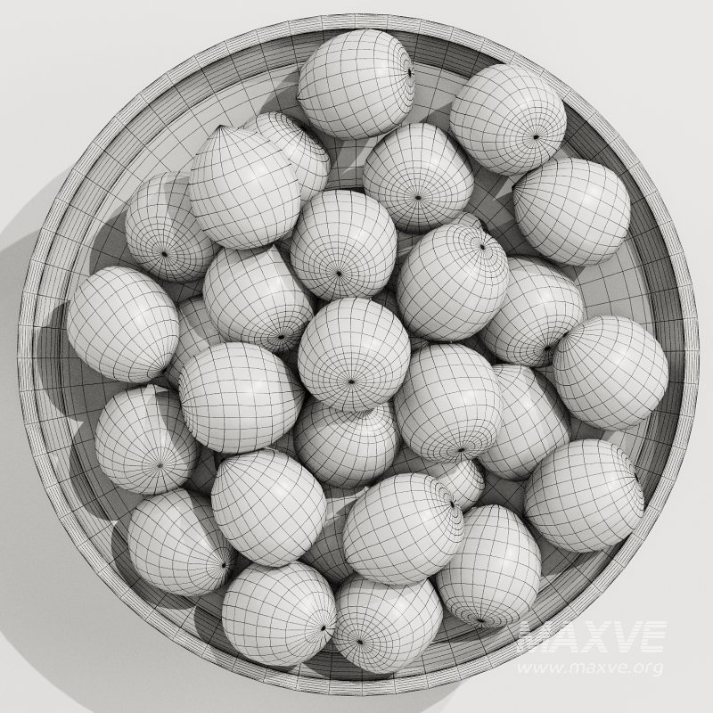 Low Glass Bowl Centerpiece with Nuts - Image 4