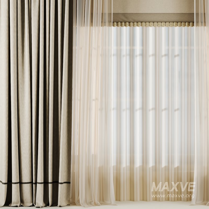 Silk and Cotton Curtain Set 062 - Image 4