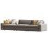 Kipton Wide Arm Three Piece Modular Sofa - Thumbnail 1