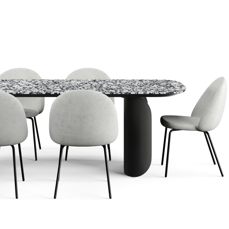 Miniform Barry table and Lola chair set - Image 2