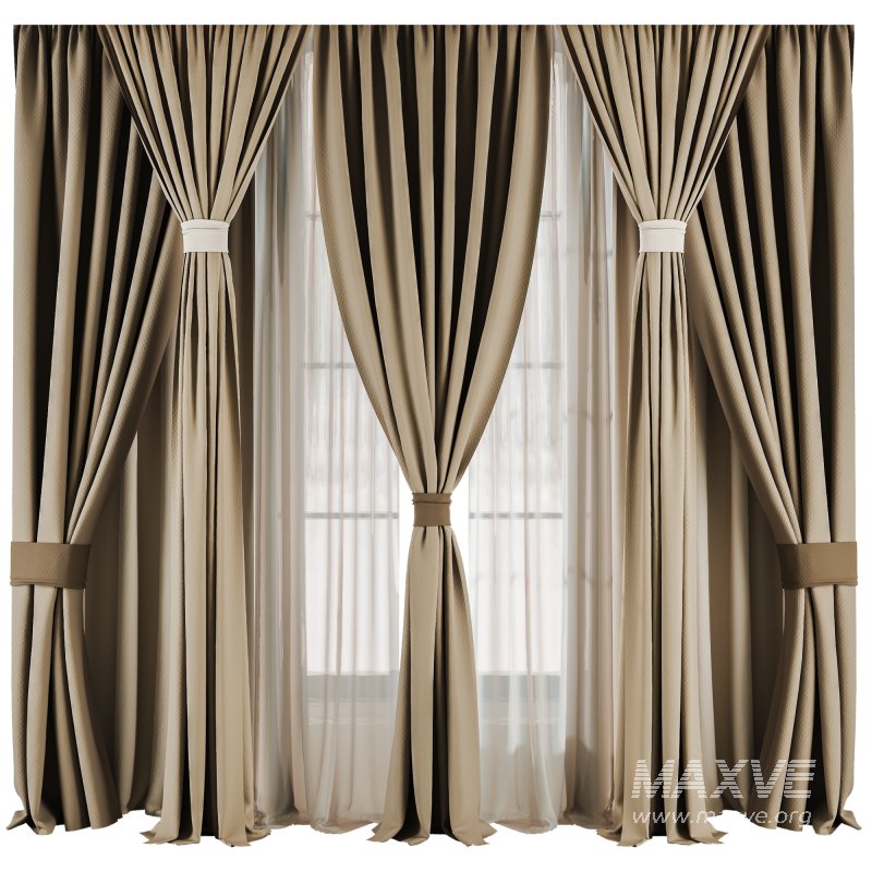 Silk and Cotton Curtain Set 64 - Image 2
