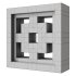 Modular Wall 15 Crossroads White by Tesselle - Thumbnail 3
