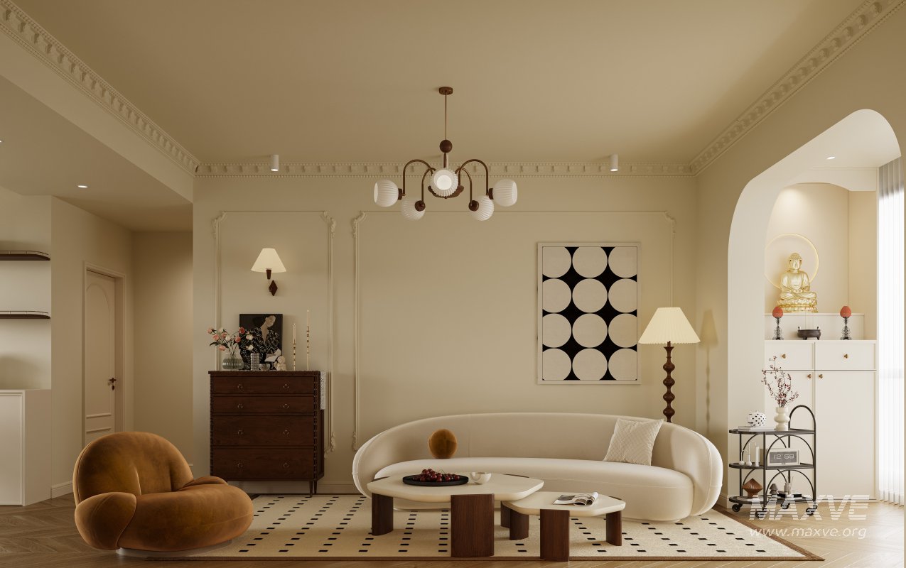 Luxurious living room and dining room kitchen - Image 2