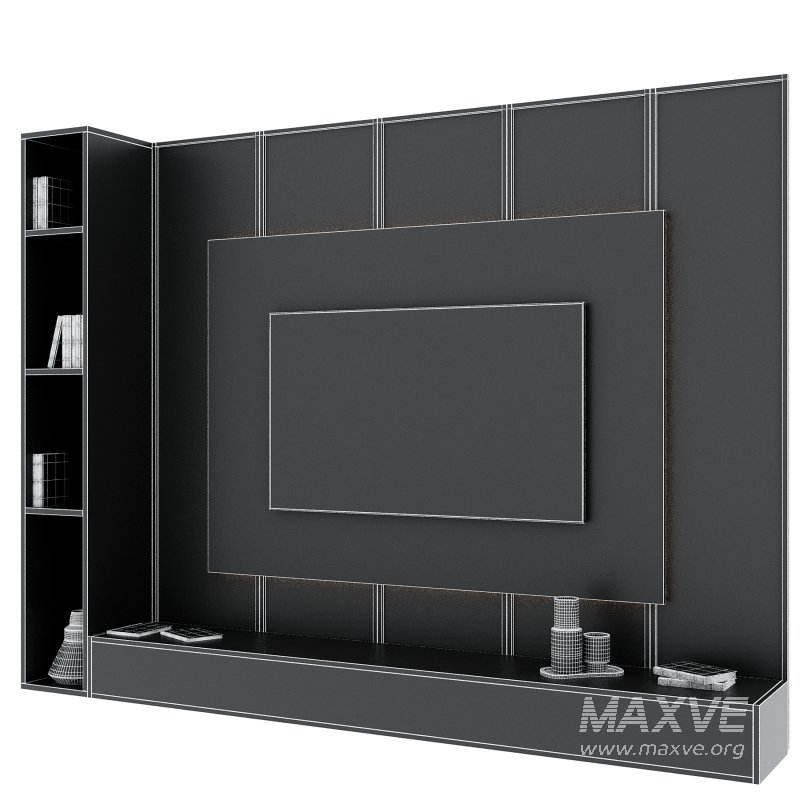 tv wall set 08 - Image 3