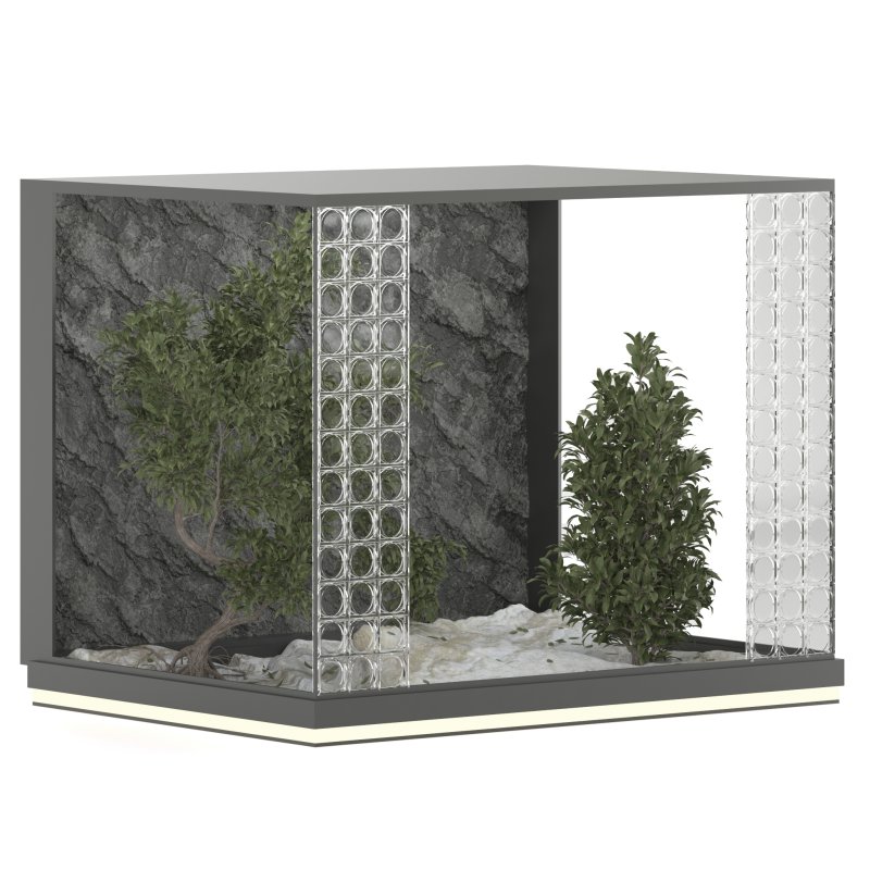 Indoor Garden with Glass Block Walls - Image 4