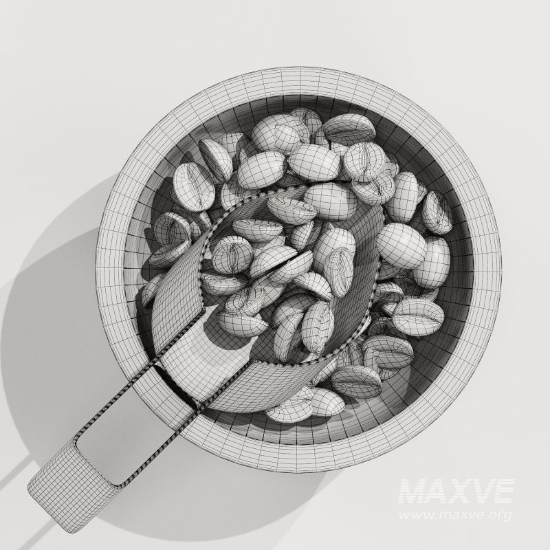 Wood Centerpiece with Coffe - Image 4