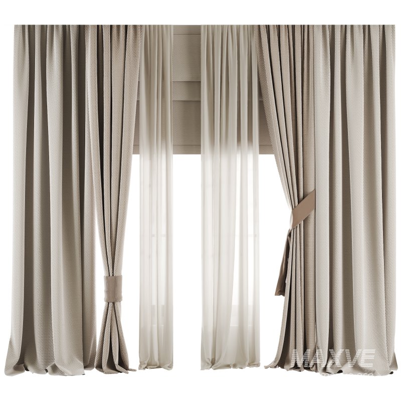 Silk and Cotton Curtain Set 71 - Image 4