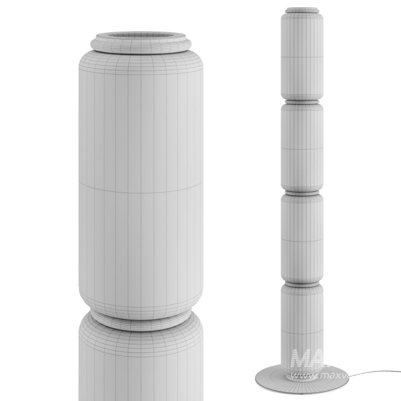 Noctambule 4 high Cylinder floor lamp by Flos - Image 4