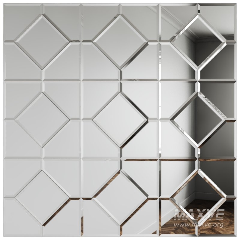 Decorative mirror with bevel Mirror 06 - Image 1