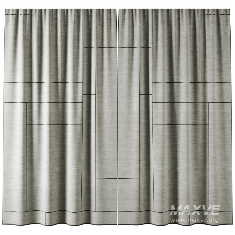 Cotton Curtain Set 059 - Image 4