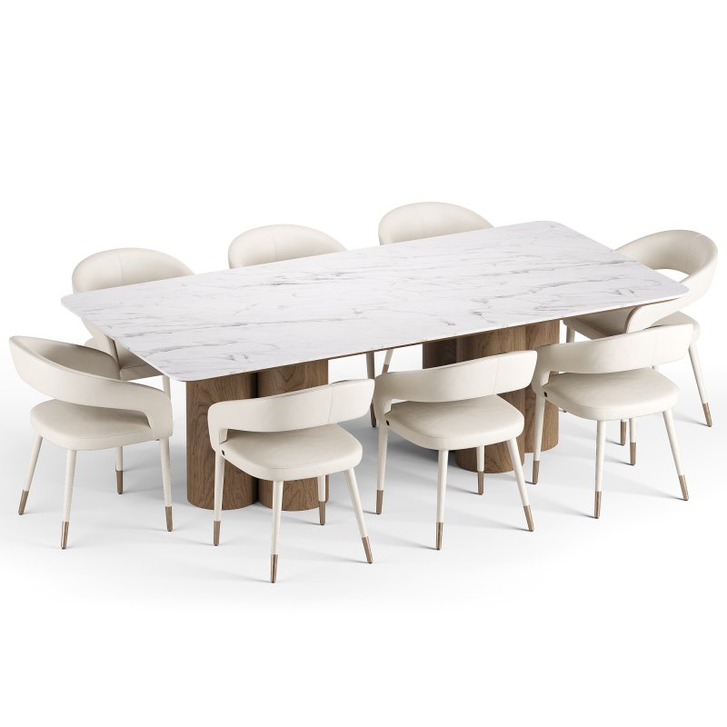 Moulin Dining Chair and Terzetto Pandora Table - Image 6