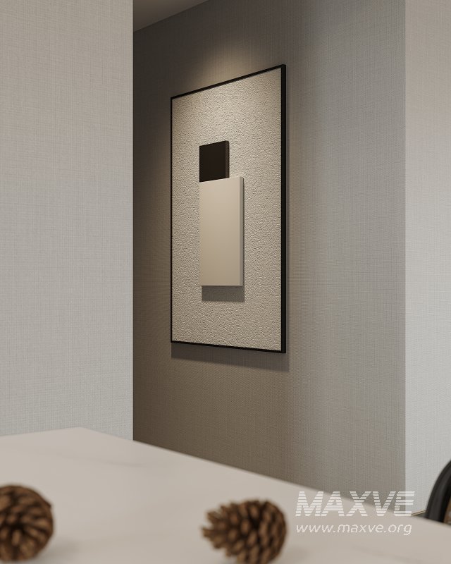 Modern living room and dining room interior scene - Image 4