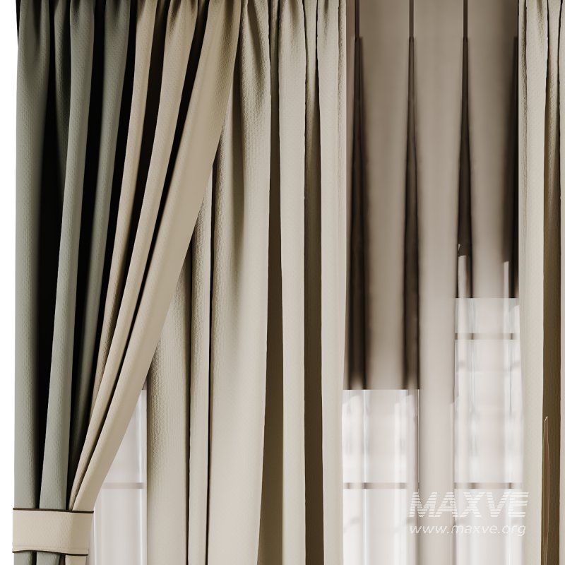 Silk and Cotton Curtain Set 66 - Image 2