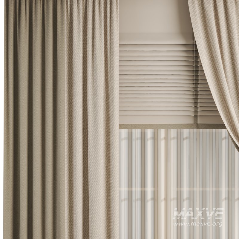 Silk and Cotton Curtain Set 57 - Image 4