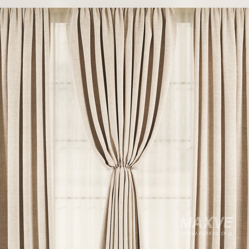Silk and Cotton Curtain Set 75 - Image 3