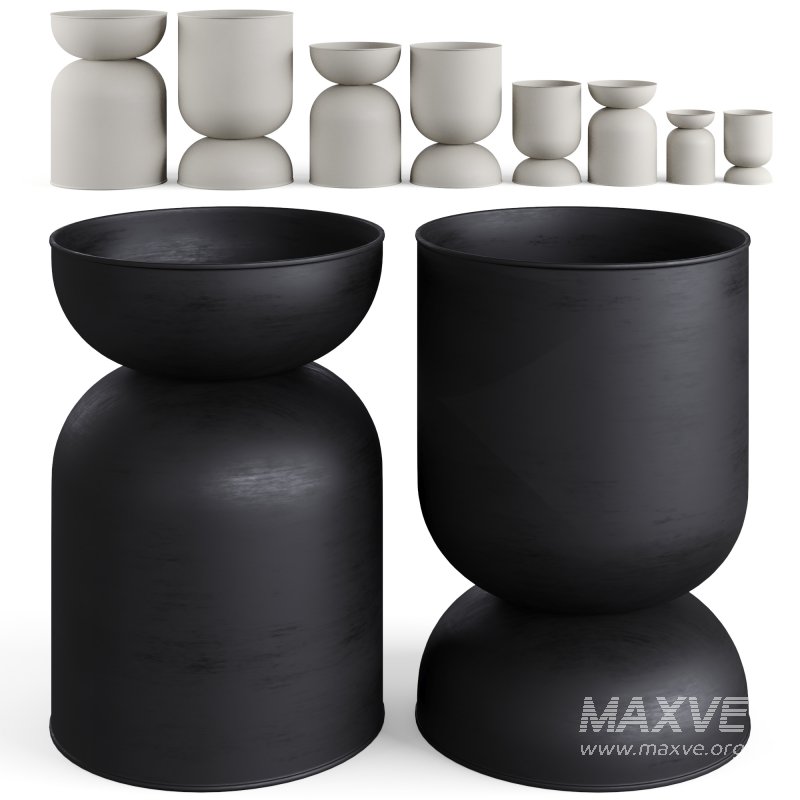 Hourglass Pot Collection by Ferm Living - Image 3