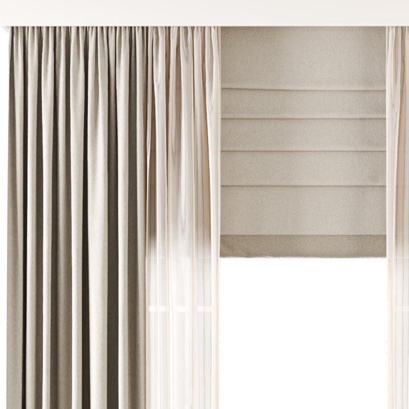 Roman and Cotton Curtain 026 - Image 3