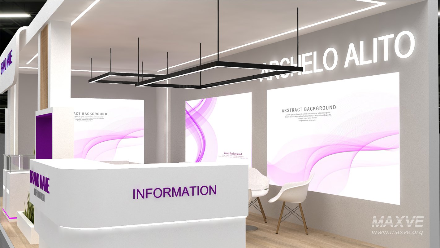 3d model booth exhibition expo - Image 2