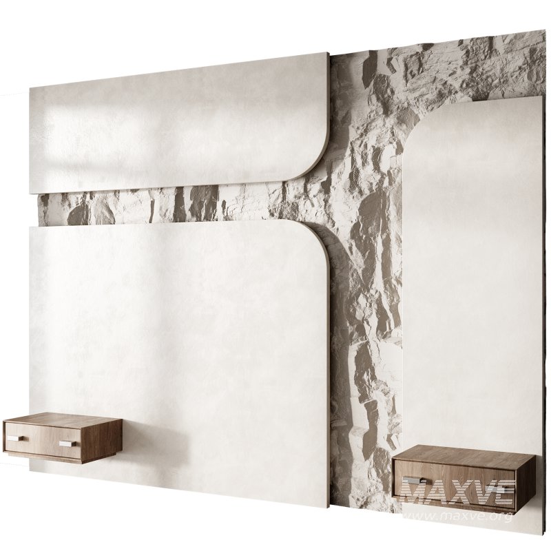 Headboard wall panel 002 - Image 1