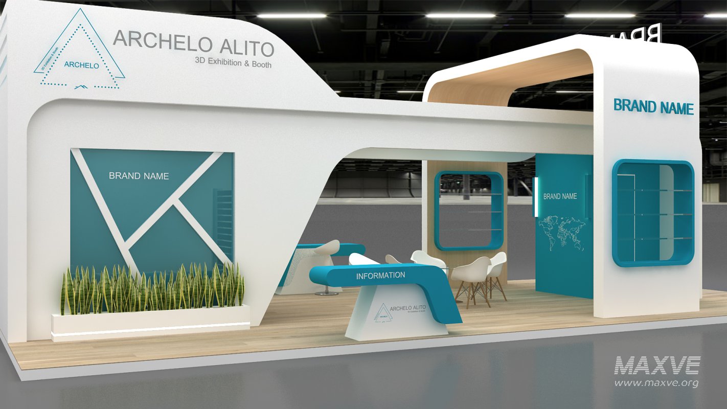 3d exhibition booth stand tradeshow - Image 5