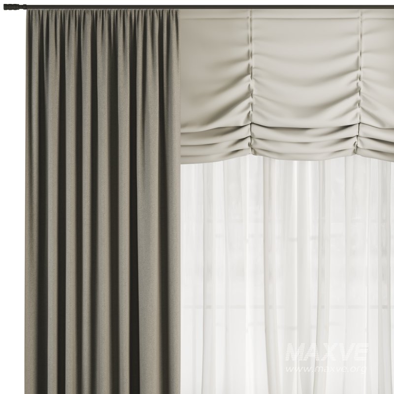 Silk and Satin Curtain 048 - Image 4