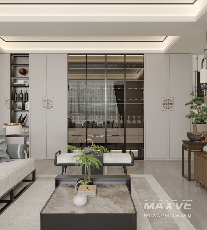 Chinese Living Room Dining Room - Image 2